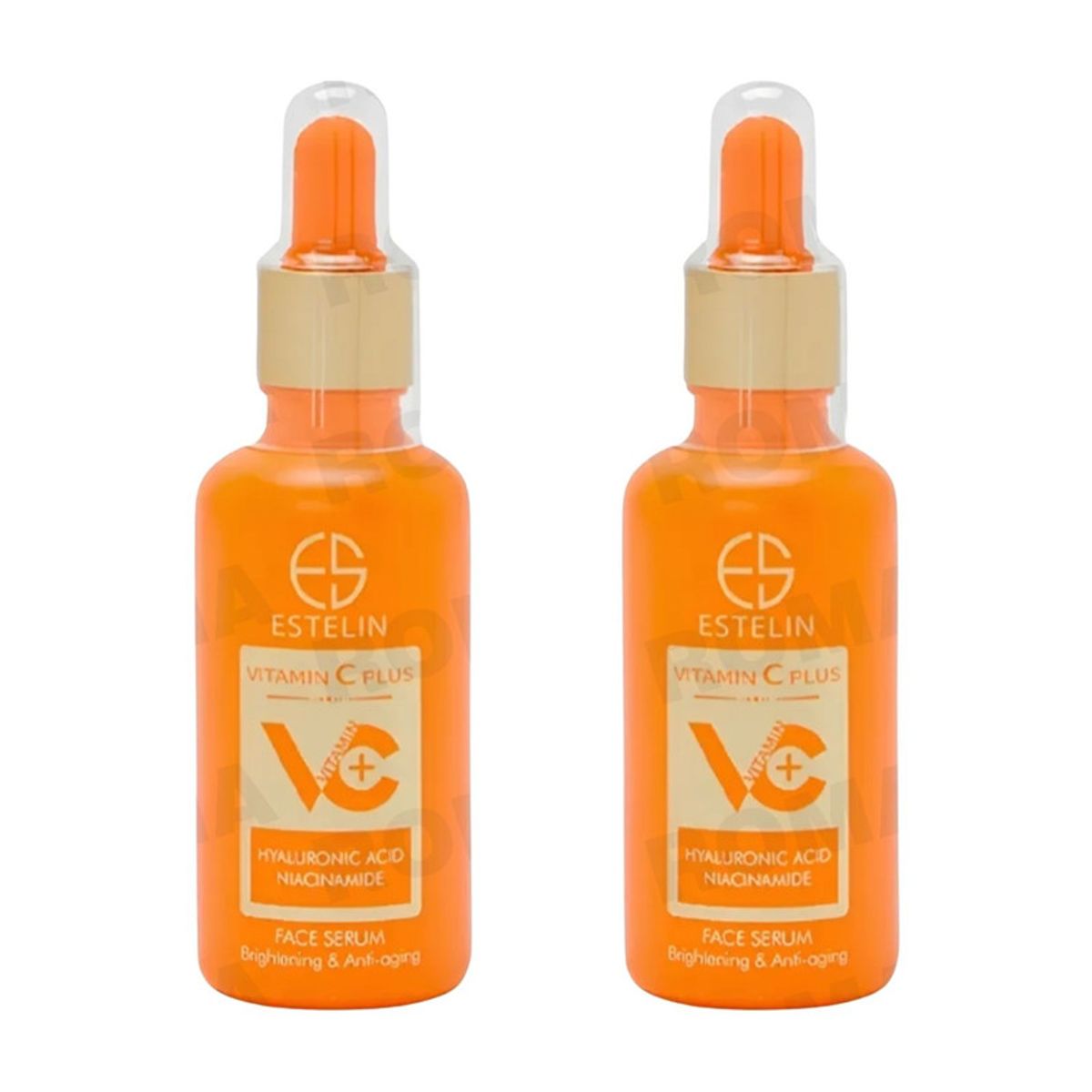 GENERICO - PACK 2 SÉRUM FACIAL VITAMINA C CON ÁCIDO HIALURÓNICO 50ML ESTELIN
