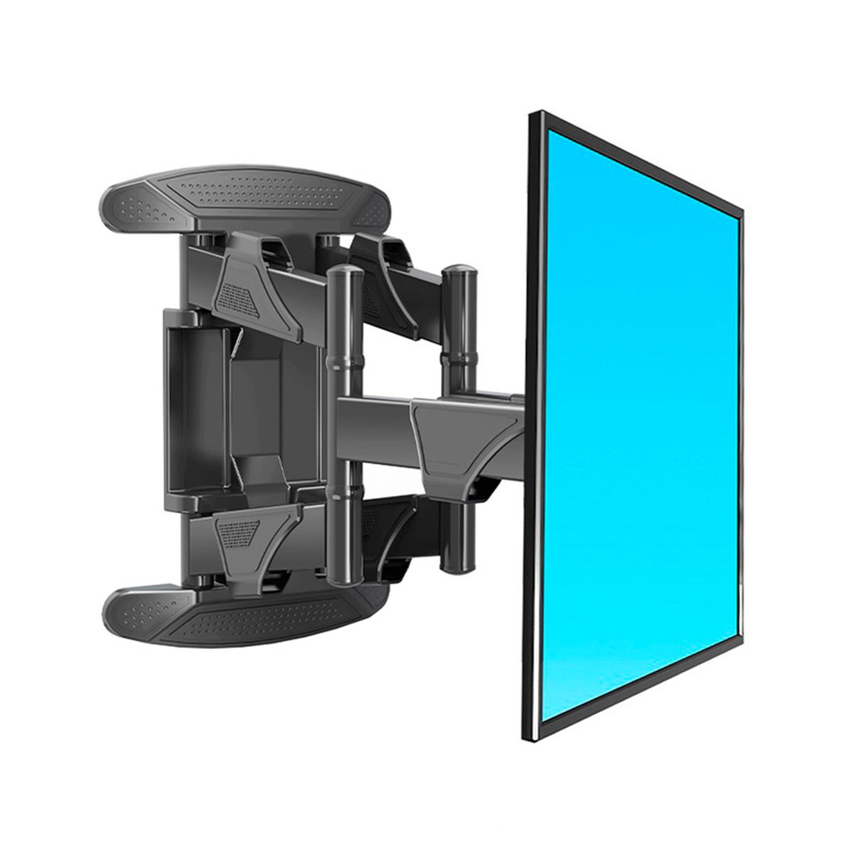 TEROS - Rack Teros Te-7112 Para Televisor Retráctil De 32" A 75", Soporte Ajustable Y Elegante Dis