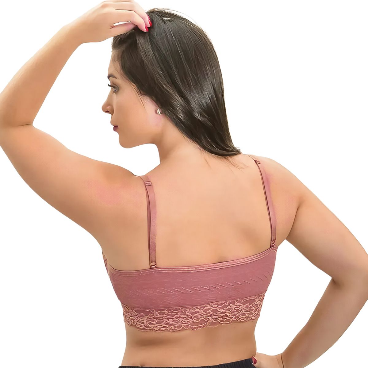 LUPO - Sosten Encaje sin Costuras con Copas Removibles