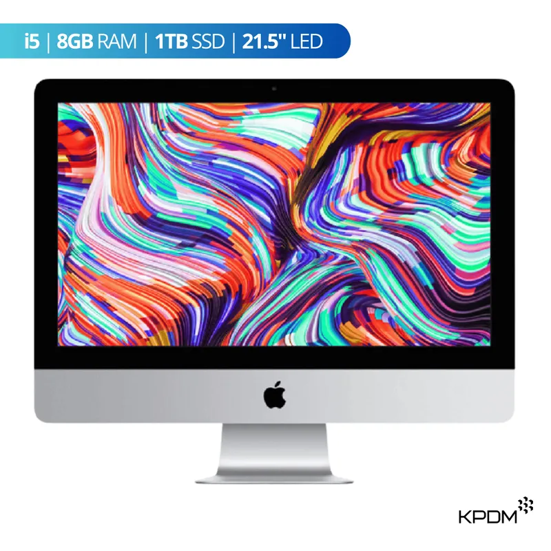 APPLE - Computadora iMac 2017 i5 8GB 1TB 21.5" Seminuevo Plateado Grado A