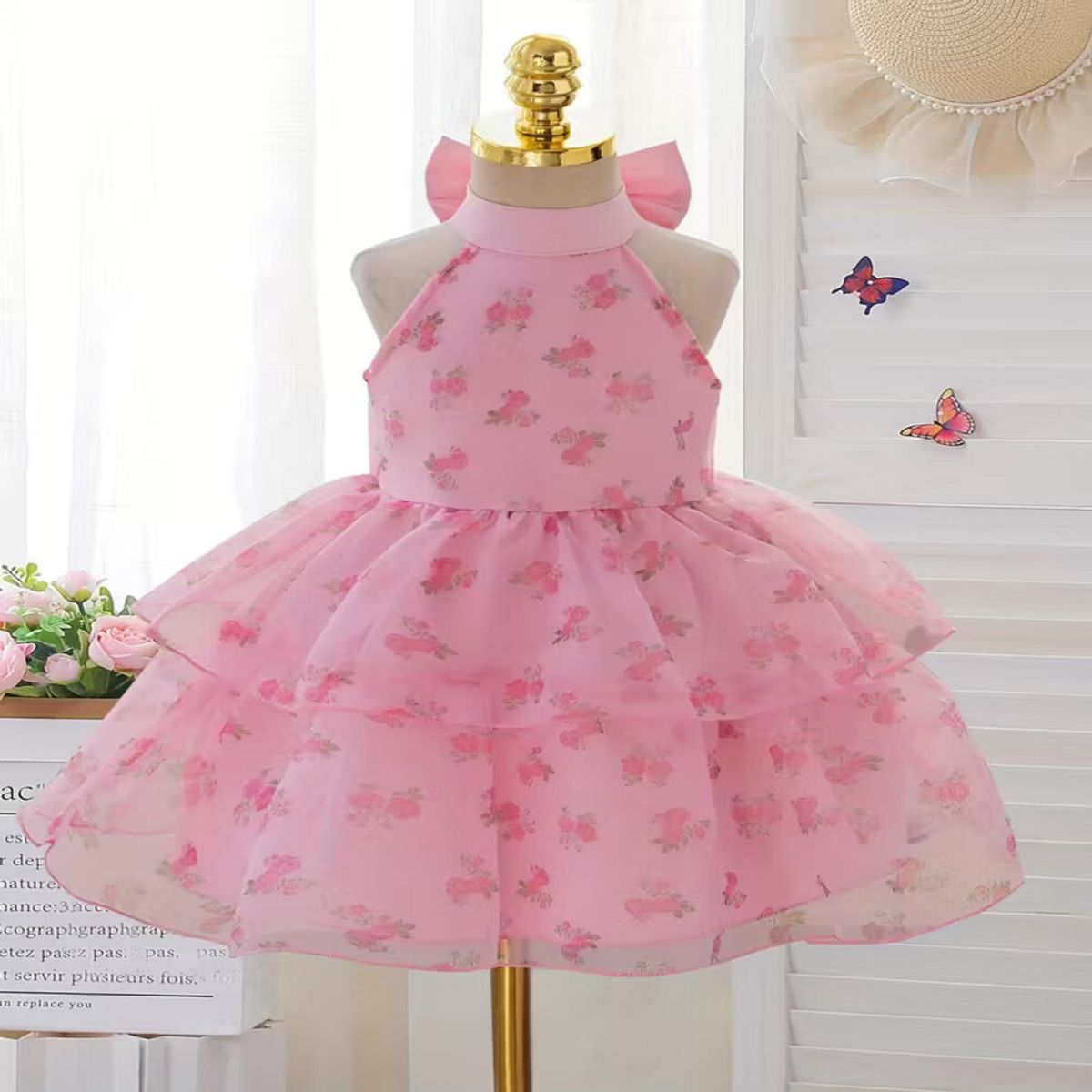 GENERICO - VESTIDO PARA NIÑA BEBE PARA FIESTA DE CUMPLEAÑOS