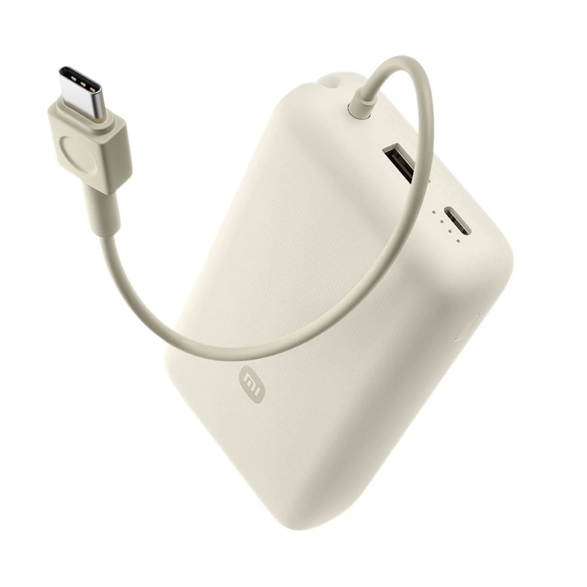 XIAOMI - Power Bank Xiaomi 20000 mAh 33W Con Cable Integrado - Beige