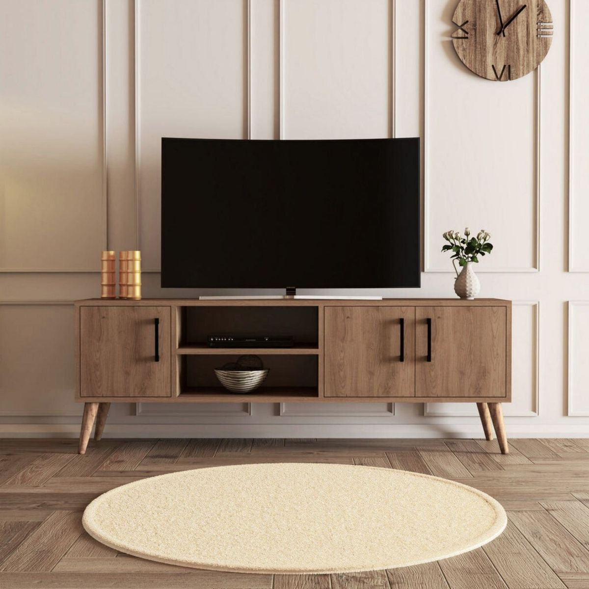 GENERICO - Mesa de TV 65 Lannister Espresso Coricha Home