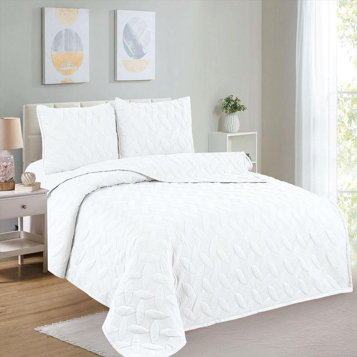 CASATEX - Set de Cobertor 2pz + Juego de sabanas + fundas 100%  Calidad