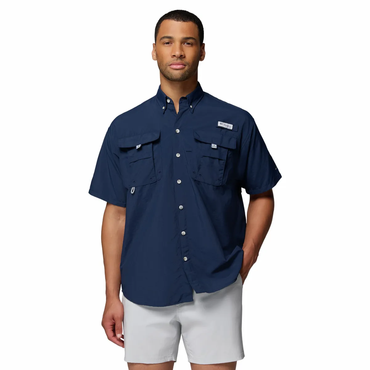 COLUMBIA - Camisa Columbia Hombre Pfg Bahama II Azul COLUMBIA