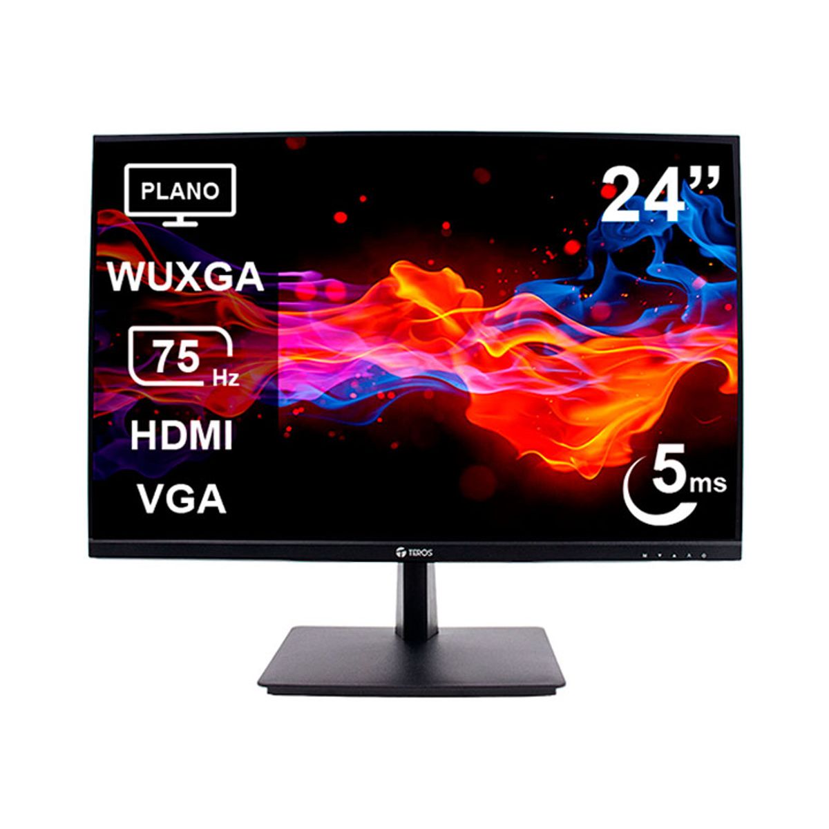 TEROS - MONITOR TEROS TE-2419CS IPS 75HZ/ 5MS/ HDMI/ VGA/ 24