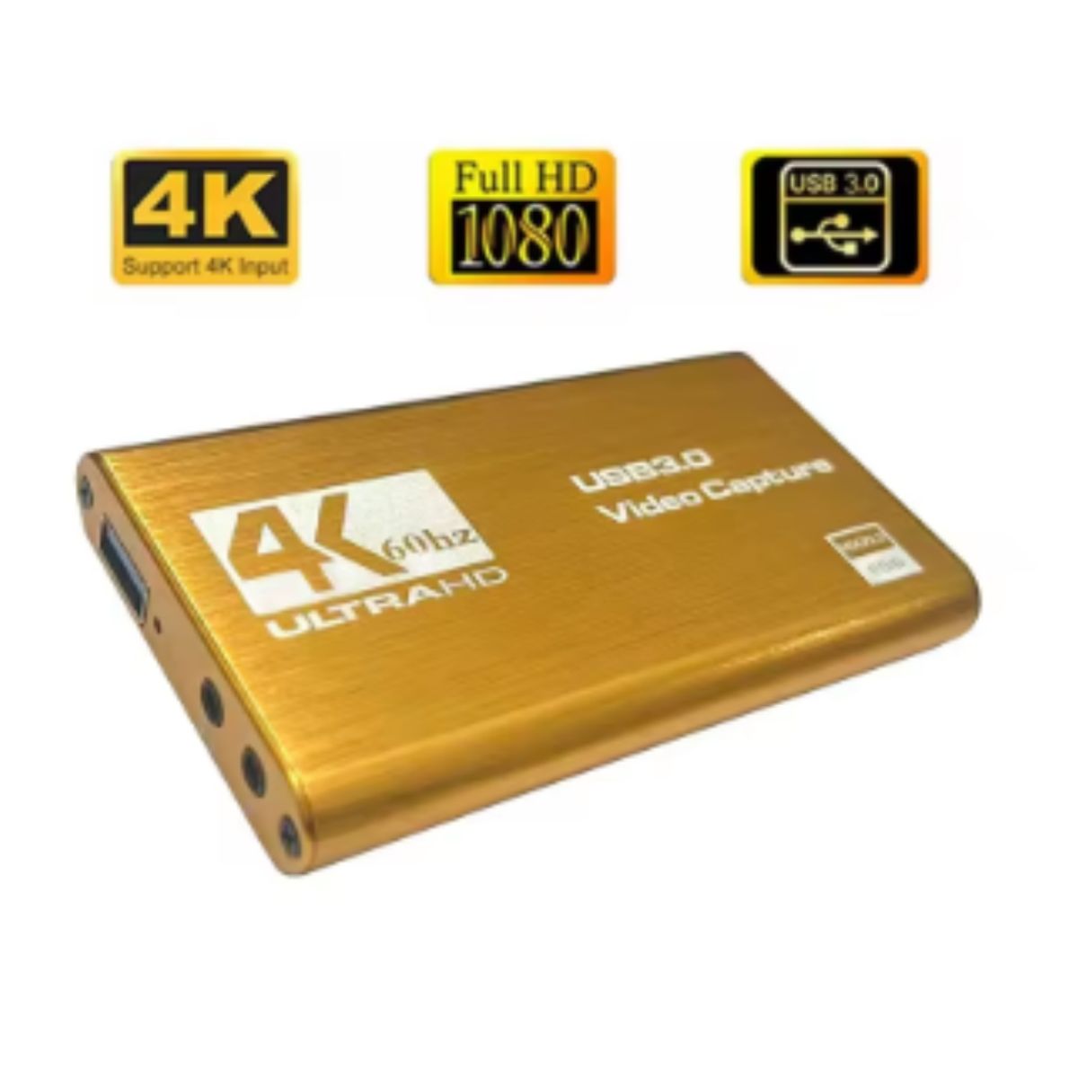 GENERICO - Capturador Hdmi Audio Video Usb 3.0 4k Full HD Streaming