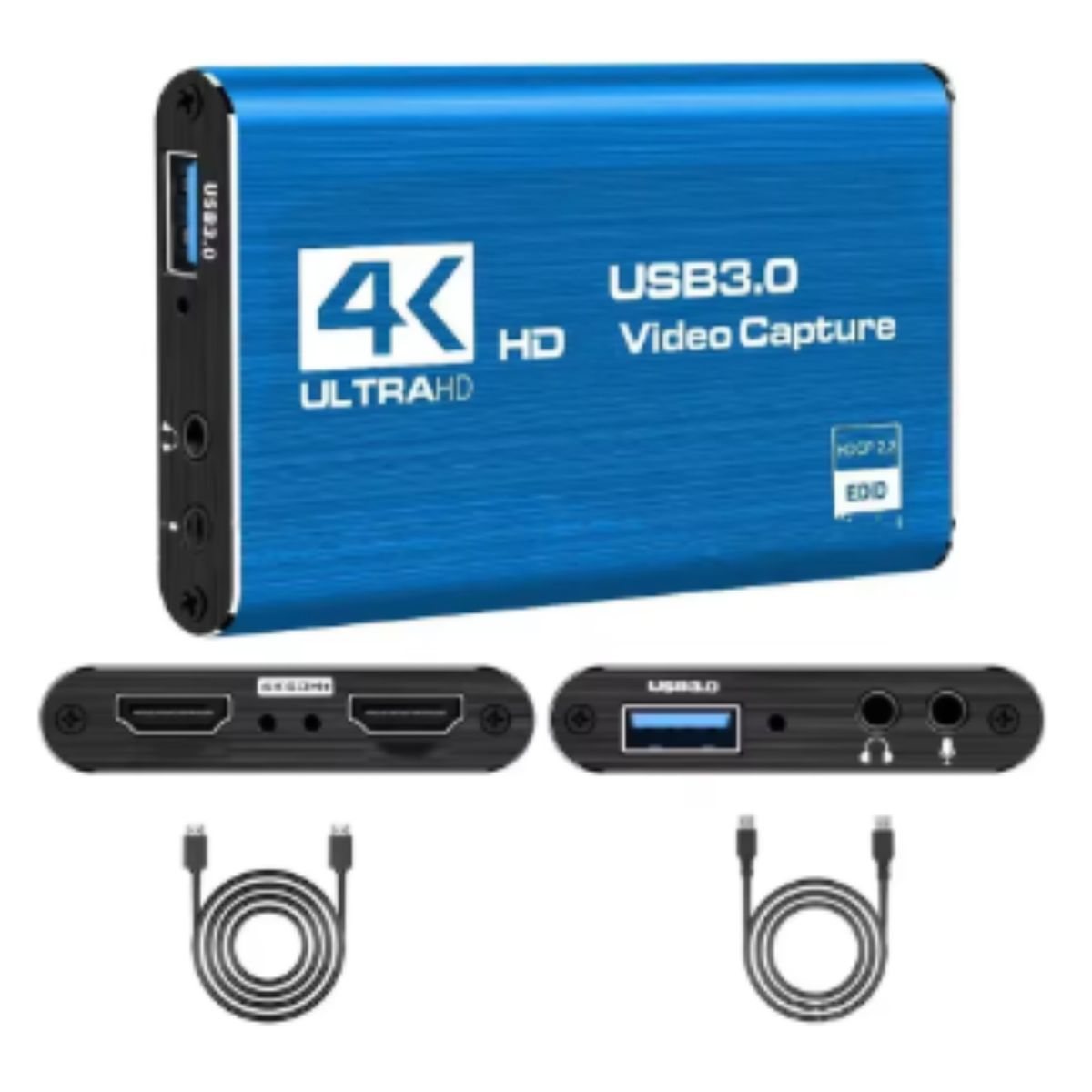 GENERICO - Capturador Hdmi Audio Video Usb 3.0 4k Full HD Streaming