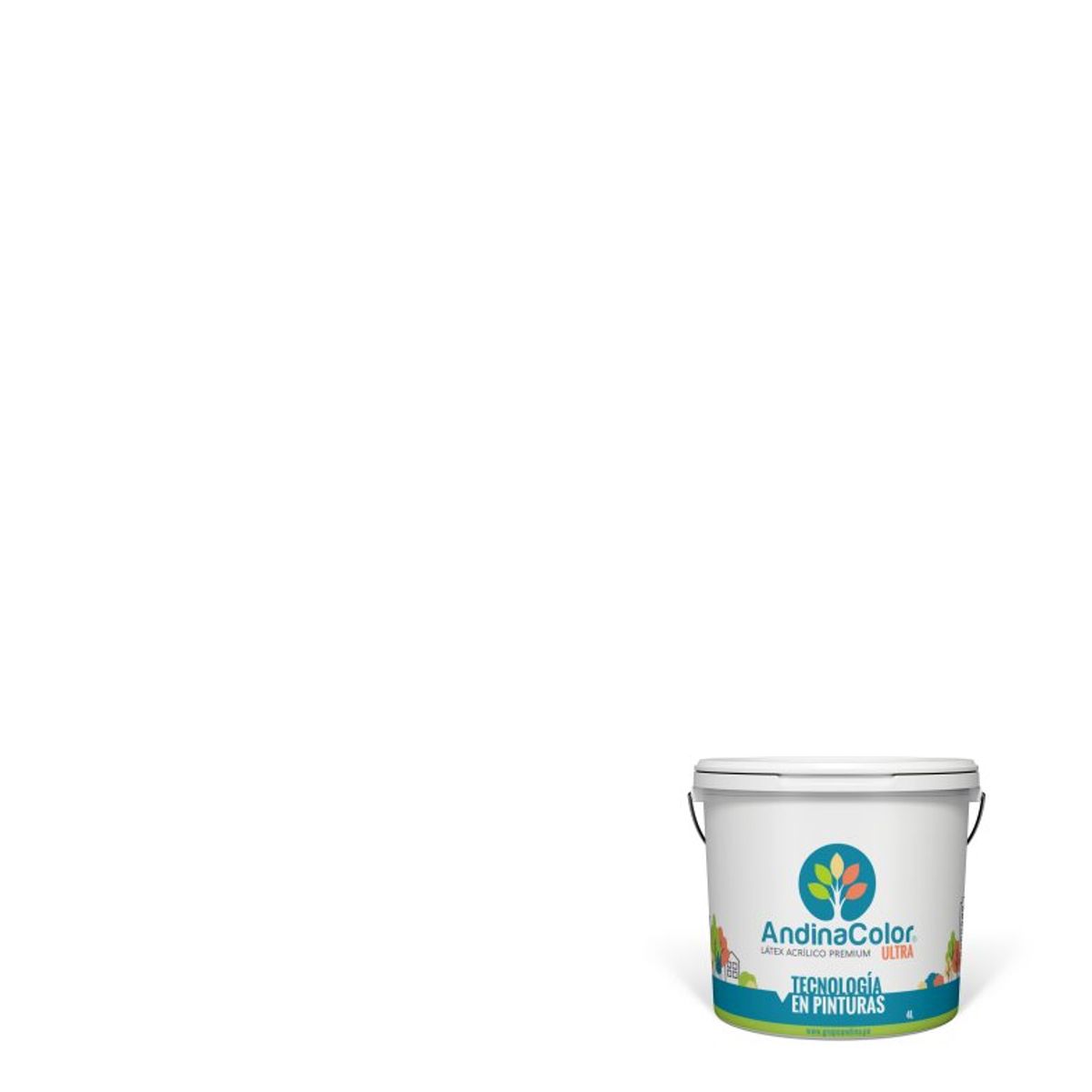 ANDINACOLOR - PINTURA ANDINACOLOR ULTRA LATEX BLANCO SUAVE 1 GALON