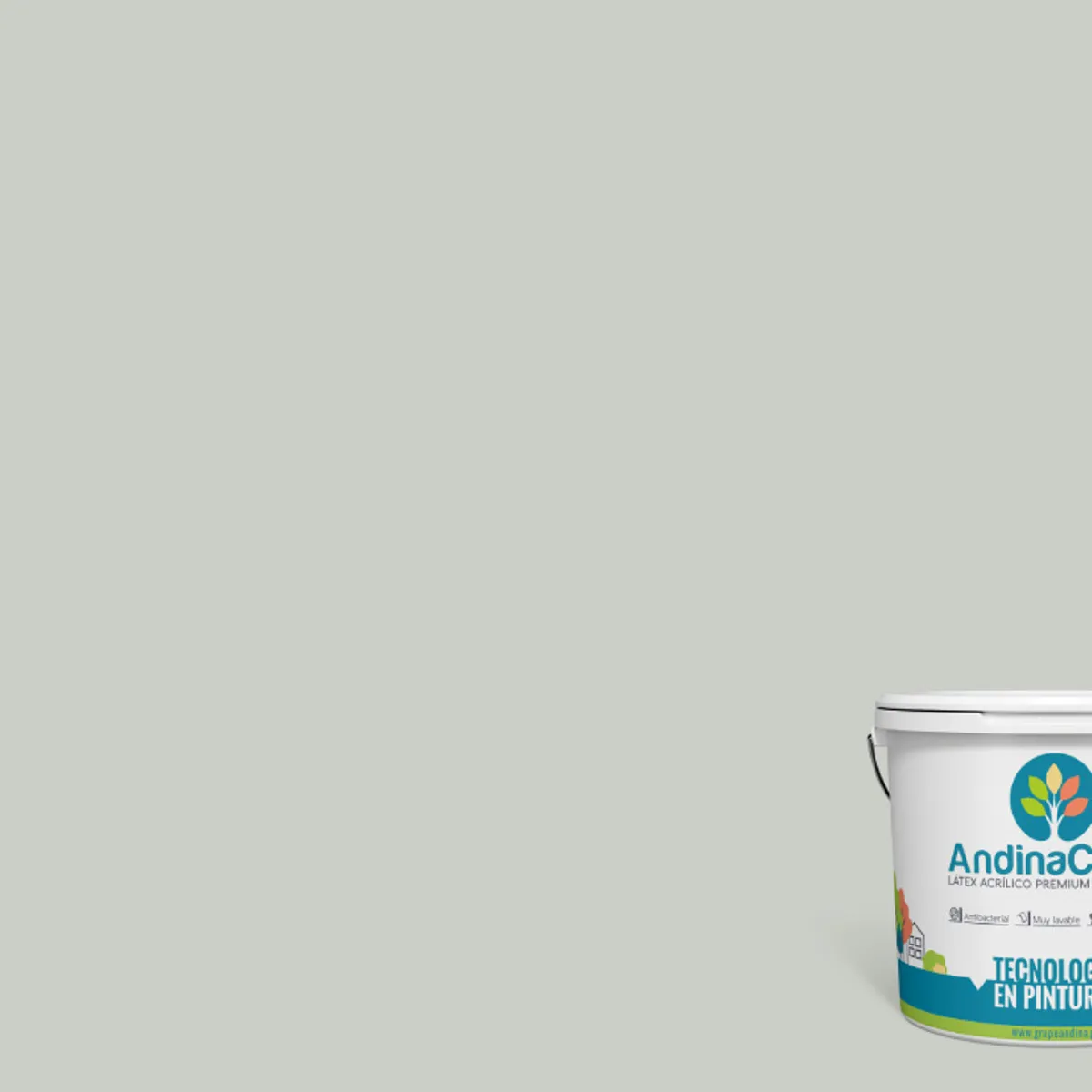 ANDINACOLOR - PINTURA ANDINACOLOR ULTRA LATEX GRIS PERLA 1 GALON