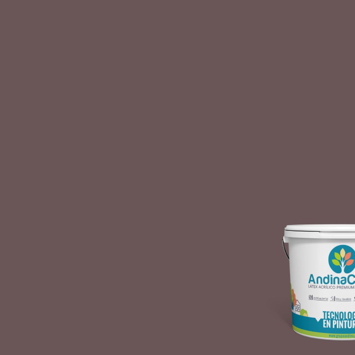 ANDINACOLOR - PINTURA ANDINACOLOR ULTRA LATEX TAUPE 1 GALON