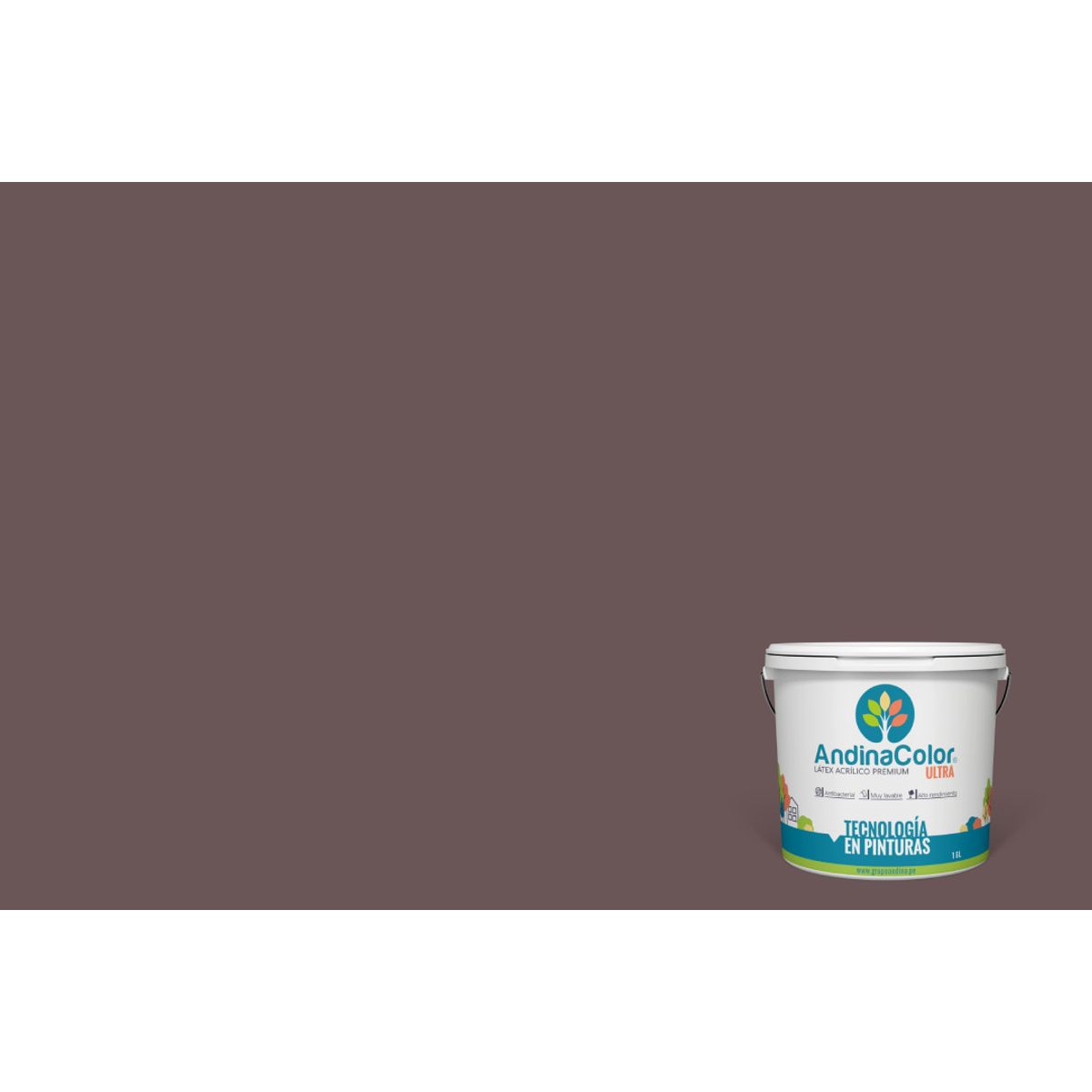ANDINACOLOR - PINTURA ANDINACOLOR ULTRA LATEX TAUPE 1 GALON