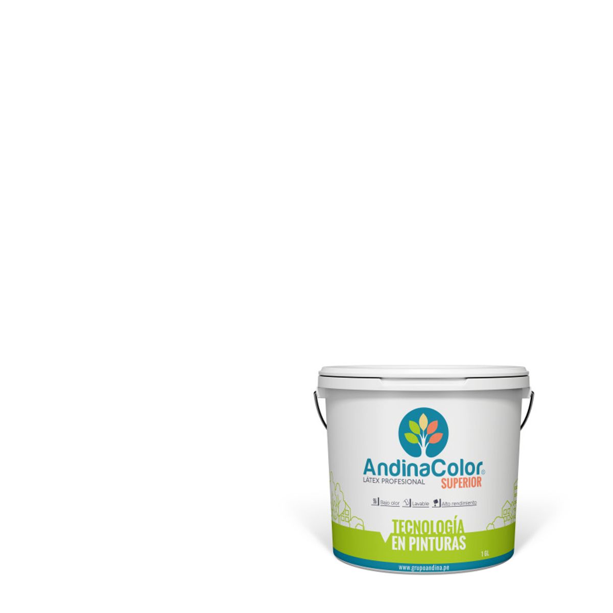 ANDINACOLOR - PINTURA ANDINACOLOR SUPERIOR BLANCO LATEX  1 GALON