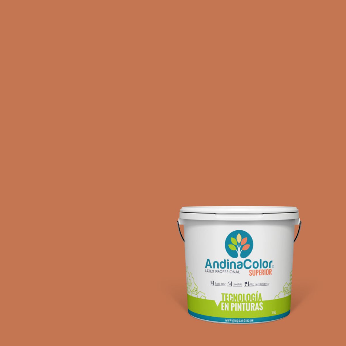 ANDINACOLOR - PINTURA ANDINACOLOR SUPERIOR BOHO LATEX  1 GALON