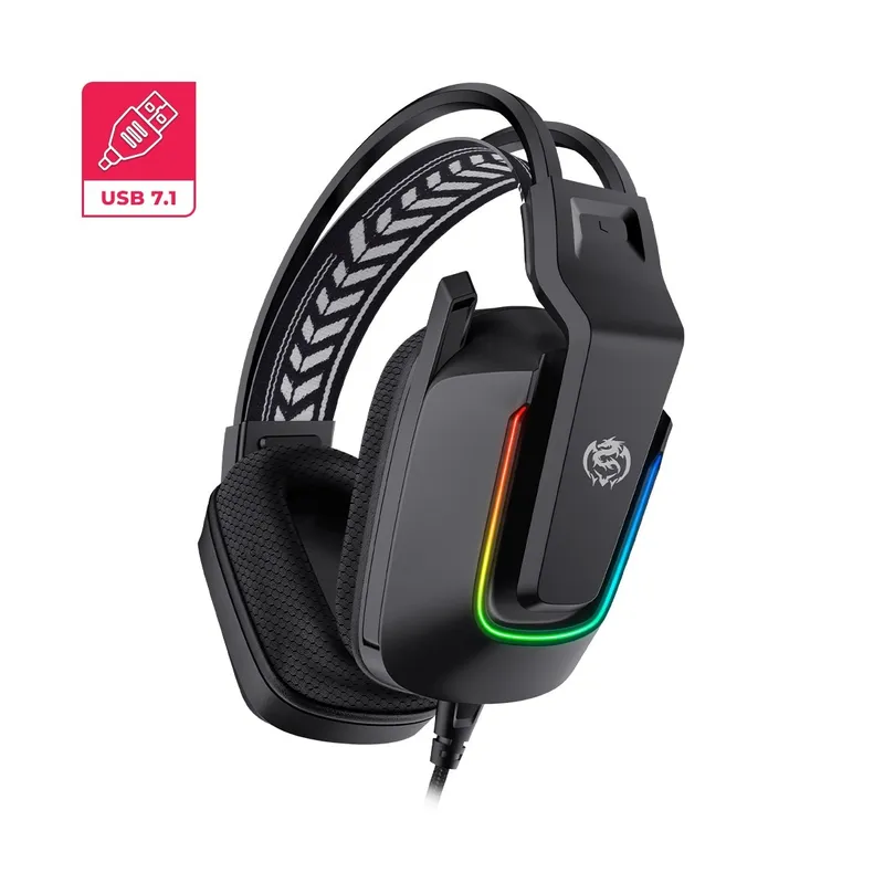 CYBERTEL - Auricular Gamer Alámbrico RGB 7.1 Cybertel Element - CBX H700