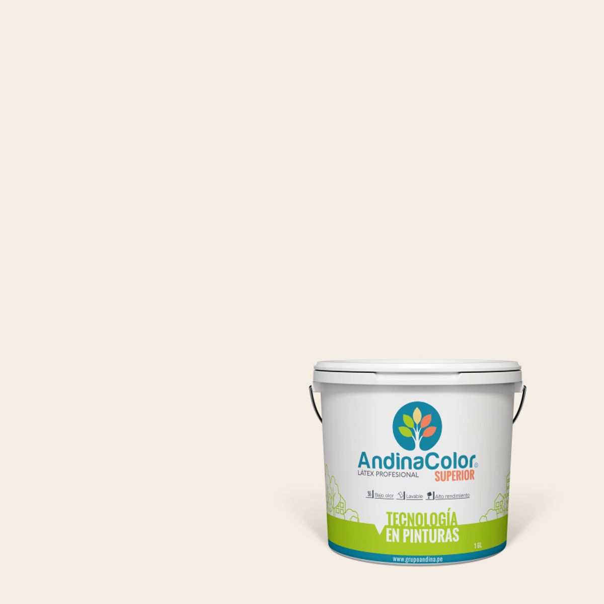 ANDINACOLOR - PINTURA ANDINACOLOR SUPERIOR LINO LATEX  1 GALON