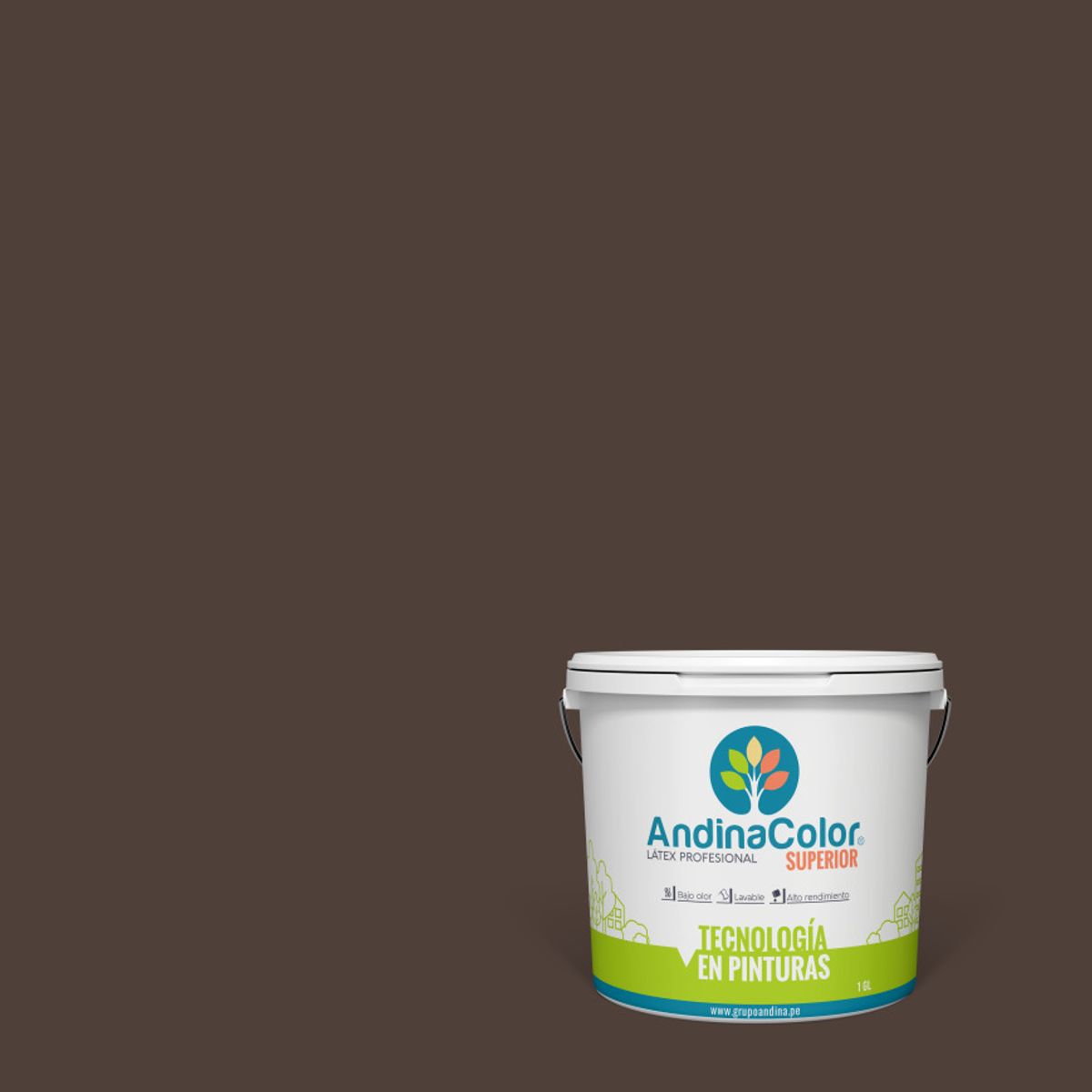 ANDINACOLOR - PINTURA ANDINACOLOR SUPERIOR PROFUNDO LATEX  1 GALON