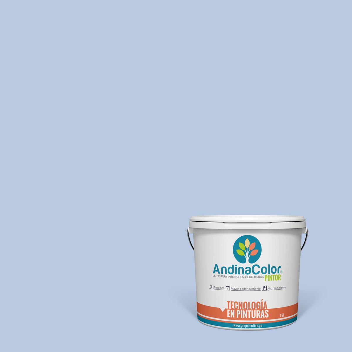 ANDINACOLOR - PINTURA ANDINACOLOR PINTOR CELESTE CIELO LATEX  1 GALON