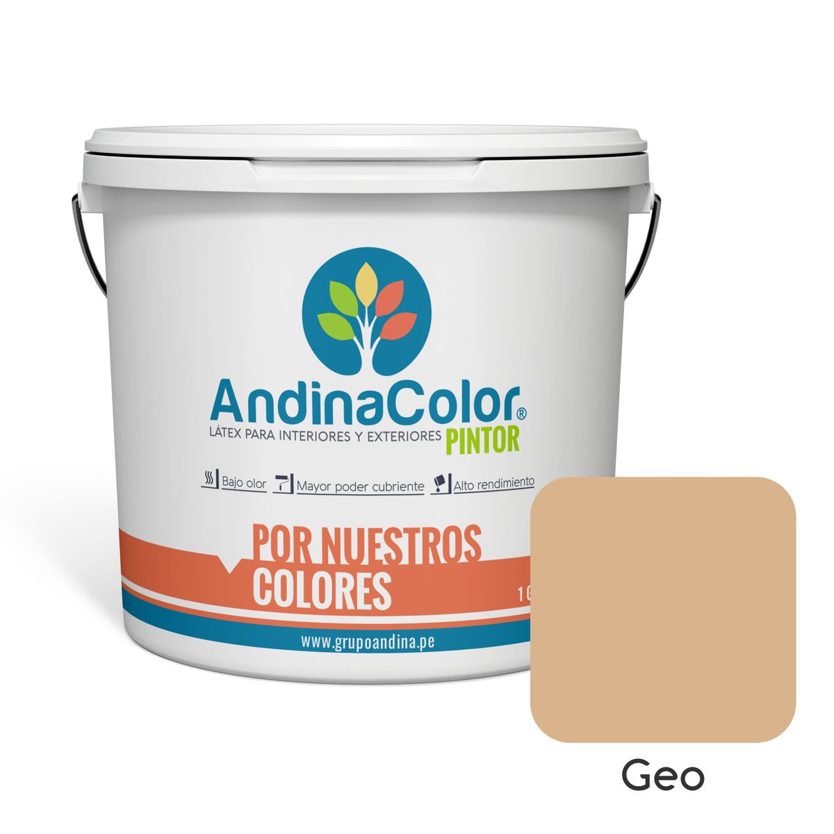 ANDINACOLOR - PINTURA ANDINACOLOR PINTOR GEO LATEX  1 GALON