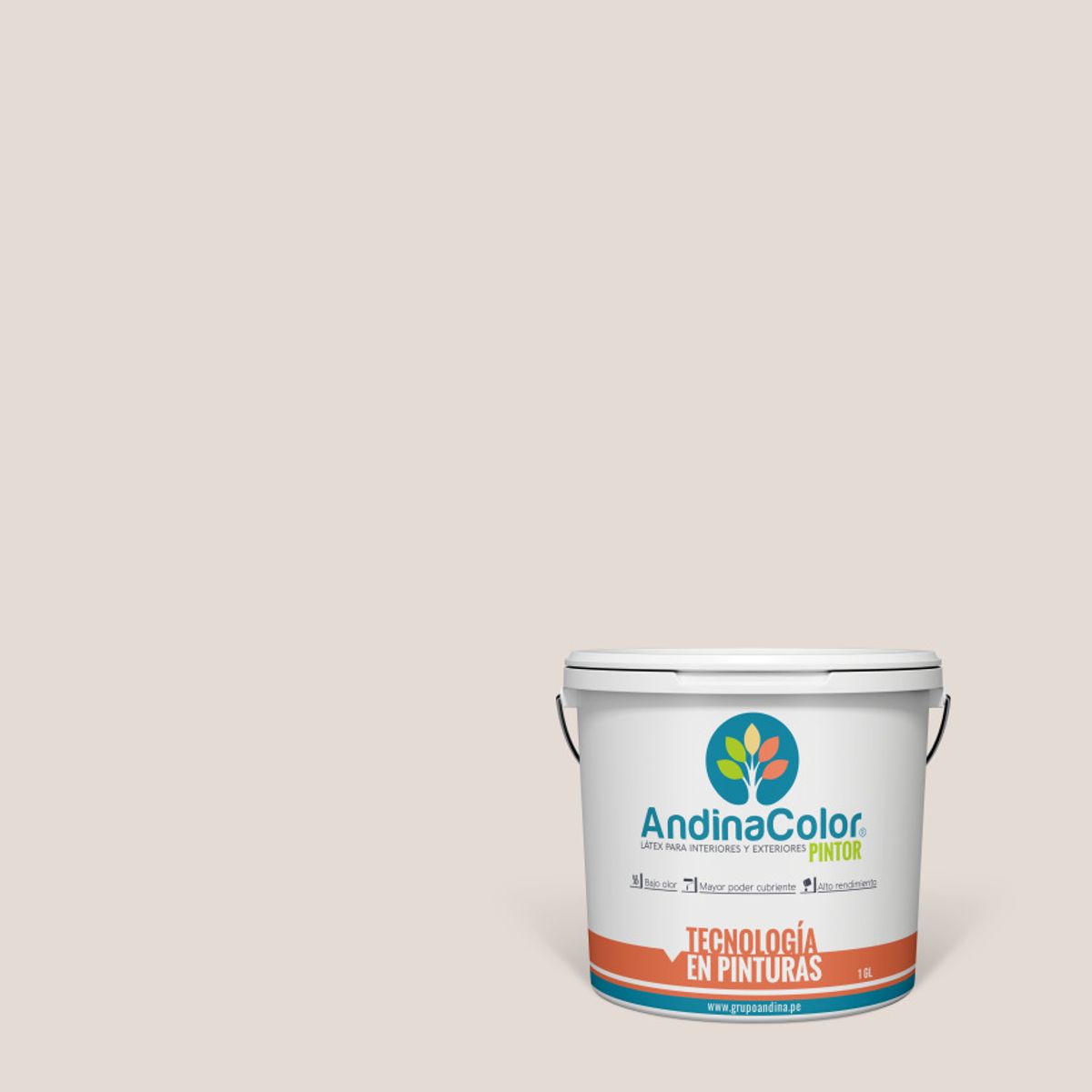 ANDINACOLOR - PINTURA ANDINACOLOR PINTOR GRAVA LATEX  1 GALON
