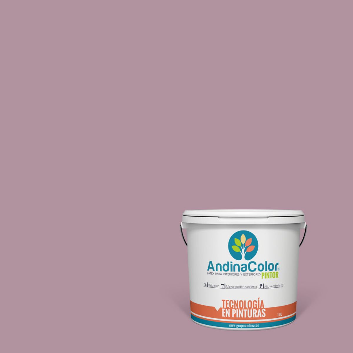 ANDINACOLOR - PINTURA ANDINACOLOR PINTOR LAVANDA LATEX  1 GALON