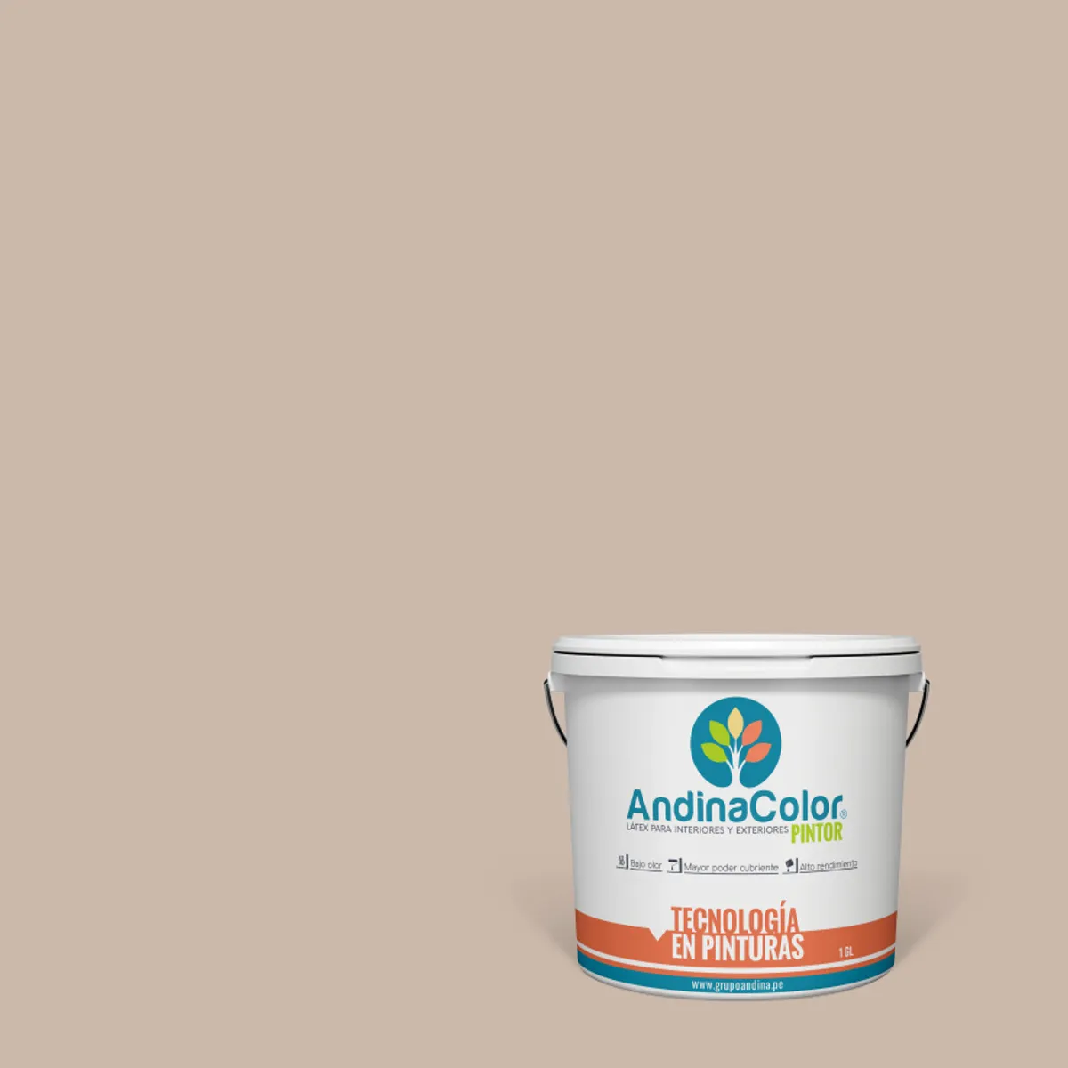 ANDINACOLOR - PINTURA ANDINACOLOR PINTOR SERENO LATEX  1 GALON