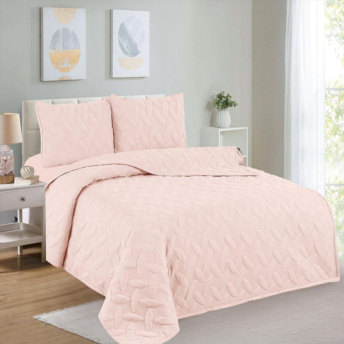 CASATEX - Set de Cobertor 2pz + Juego de sabanas + fundas 100%  Calidad