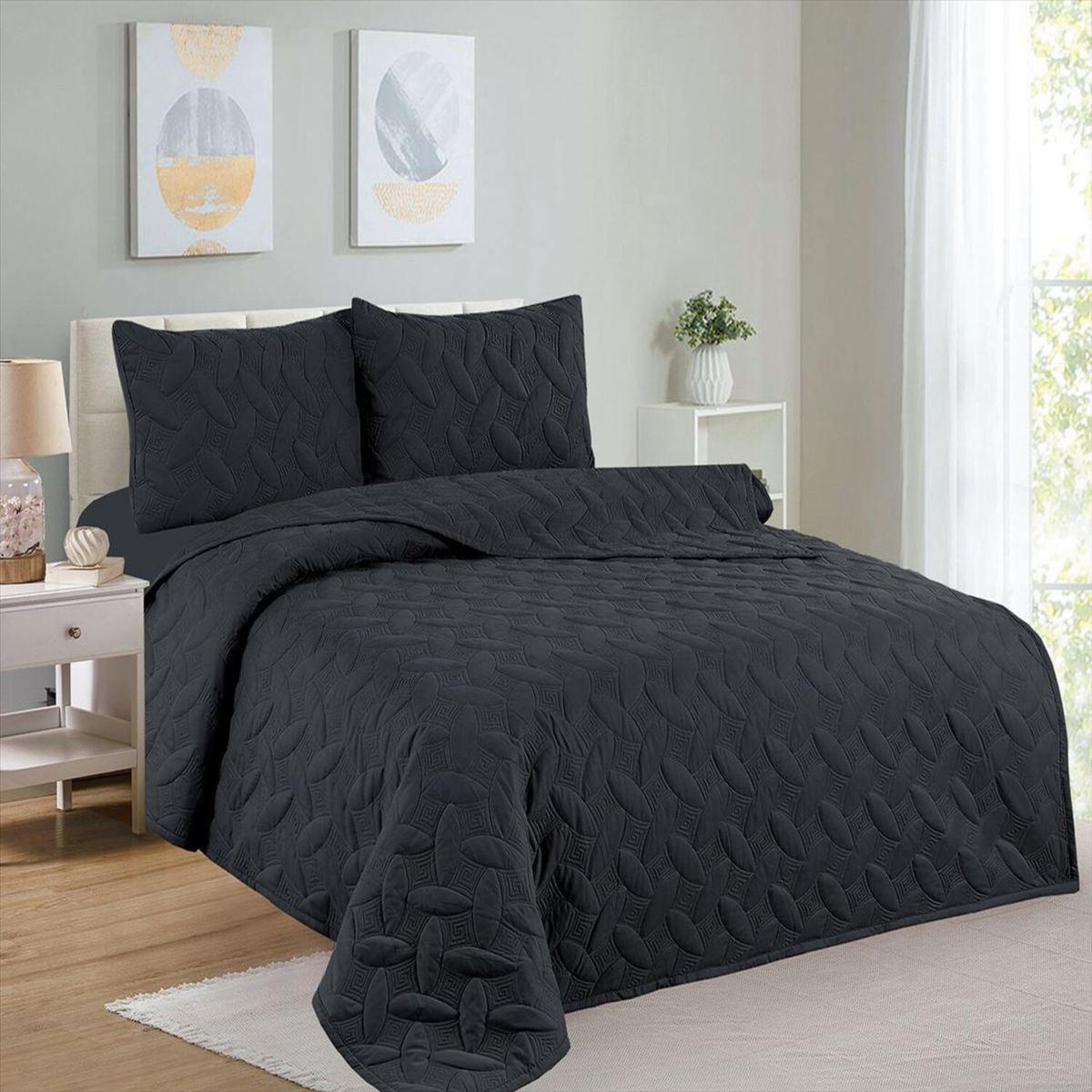 CASATEX - Set de Cobertor 2pz + Juego de sabanas + fundas 100%  Calidad