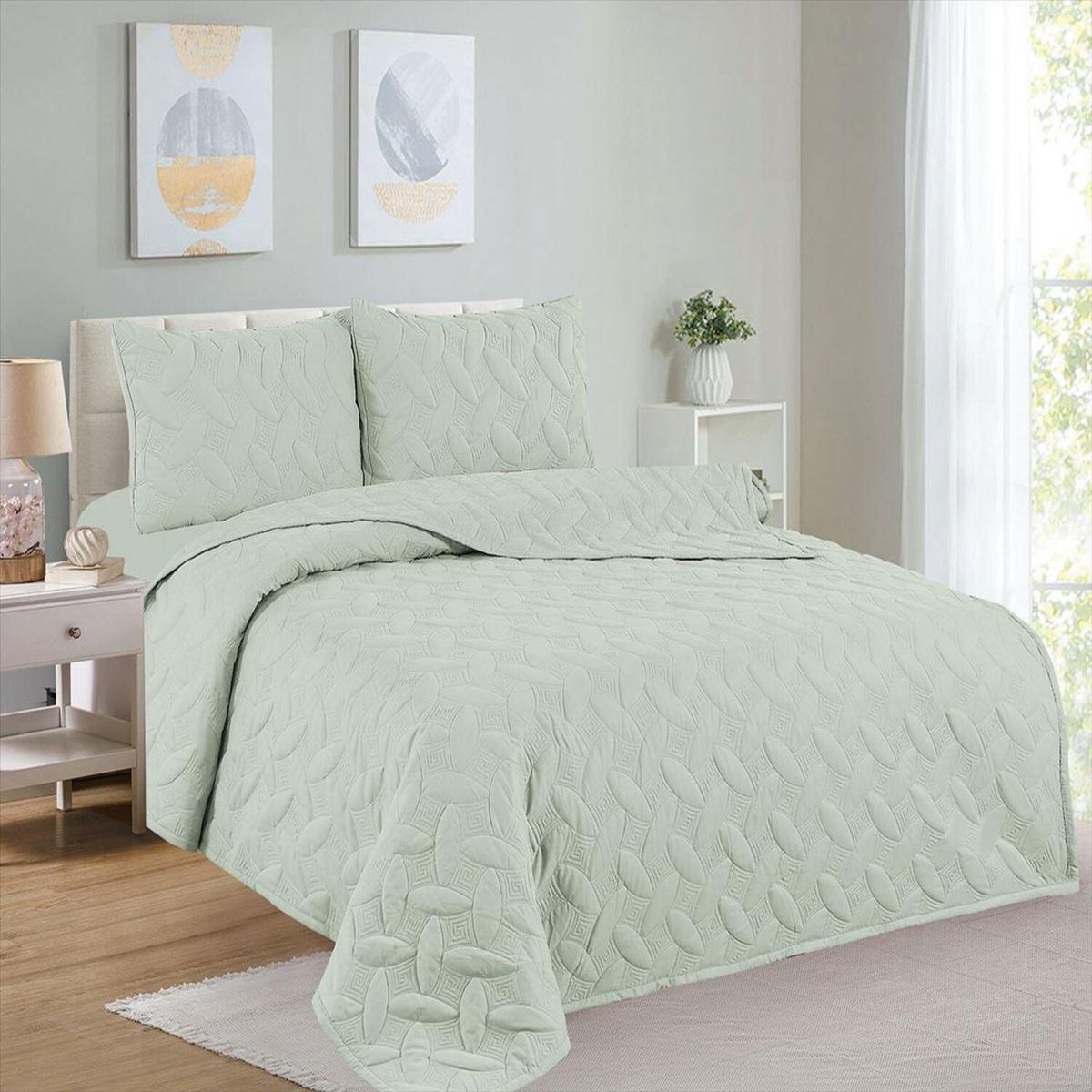 CASATEX - Set de Cobertor 2pz + Juego de sabanas + fundas 100%  Calidad