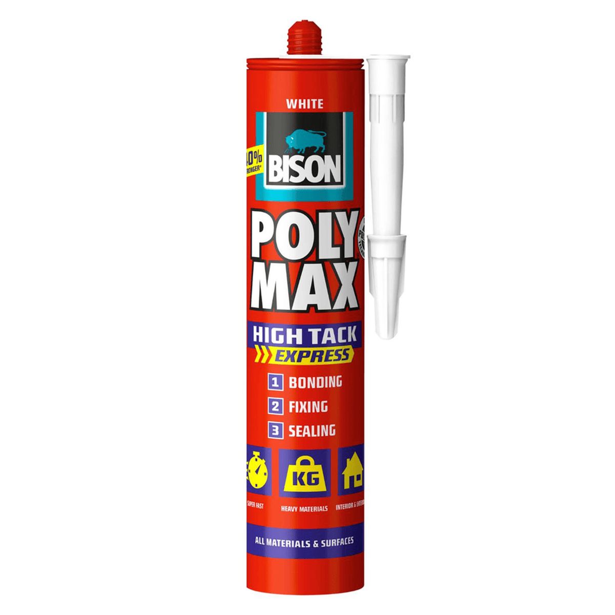 BISON - BISON POLYMAX HIGH TACK EXP WH CQ 440G*12
