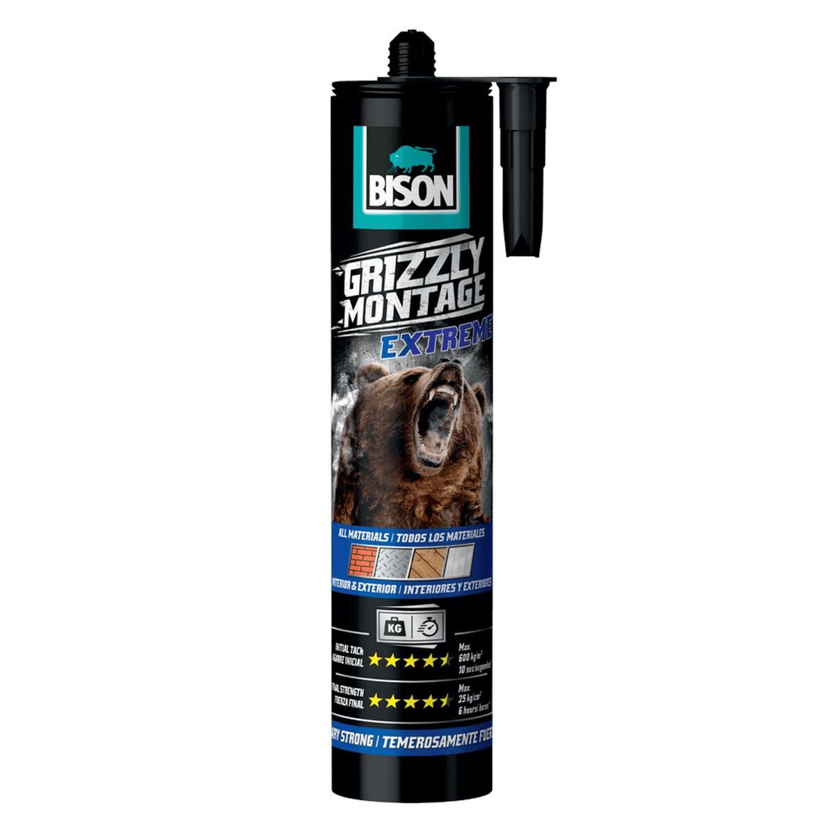 BISON - BISON GRIZZLY MONTAGE EXTREME WHITE CQ 440G*12