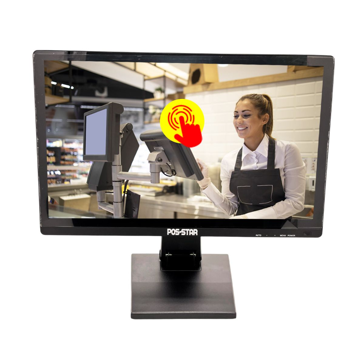POS STAR - MONITOR POS-STAR TOUCH SCREEN TRS215 21.5″ FHD 1920 X 1080 HDMIVGA