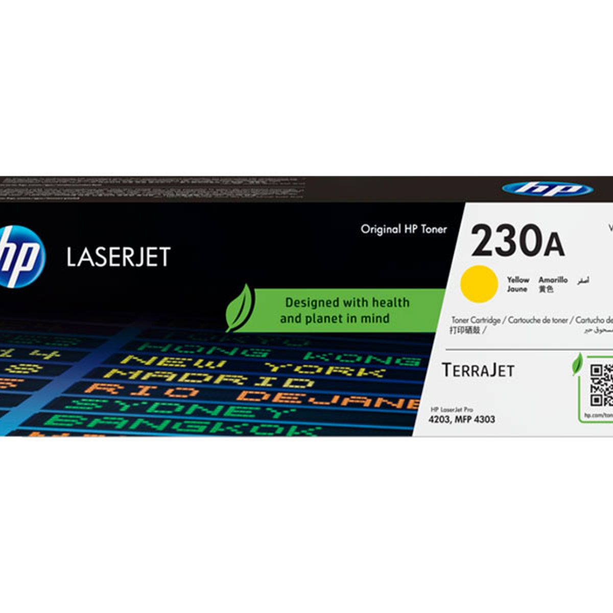 HP - TONER HP 230A W2302A YELLOW LJ4303FDW 1800 PAGINAS