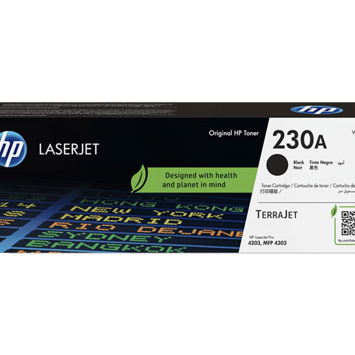 HP - TONER HP 230A W2300A NEGRO LJ4303FDW 2000 PAGINAS