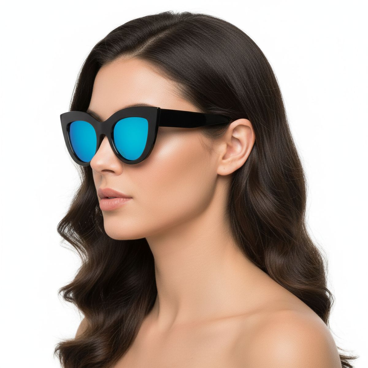 GENERICO - LENTES DE SOL MUJER UV400 Ojo de Gato