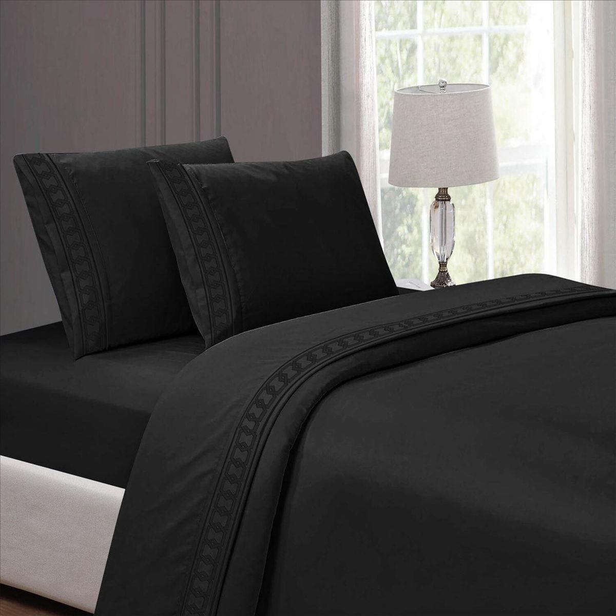 CASATEX - Set de Sabana de 4 Pieza 100% Algodón