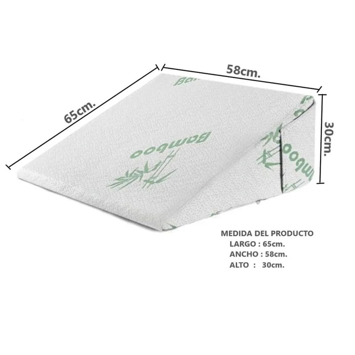 BENICE - COJIN VISCOELASTICO ANTIREFLUJO TIPO CUÑA