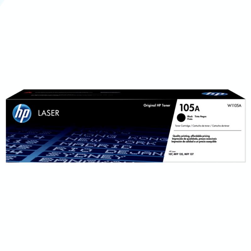 HP - TONER HP 105A W1105A NEGRO LASER 107A 135A
