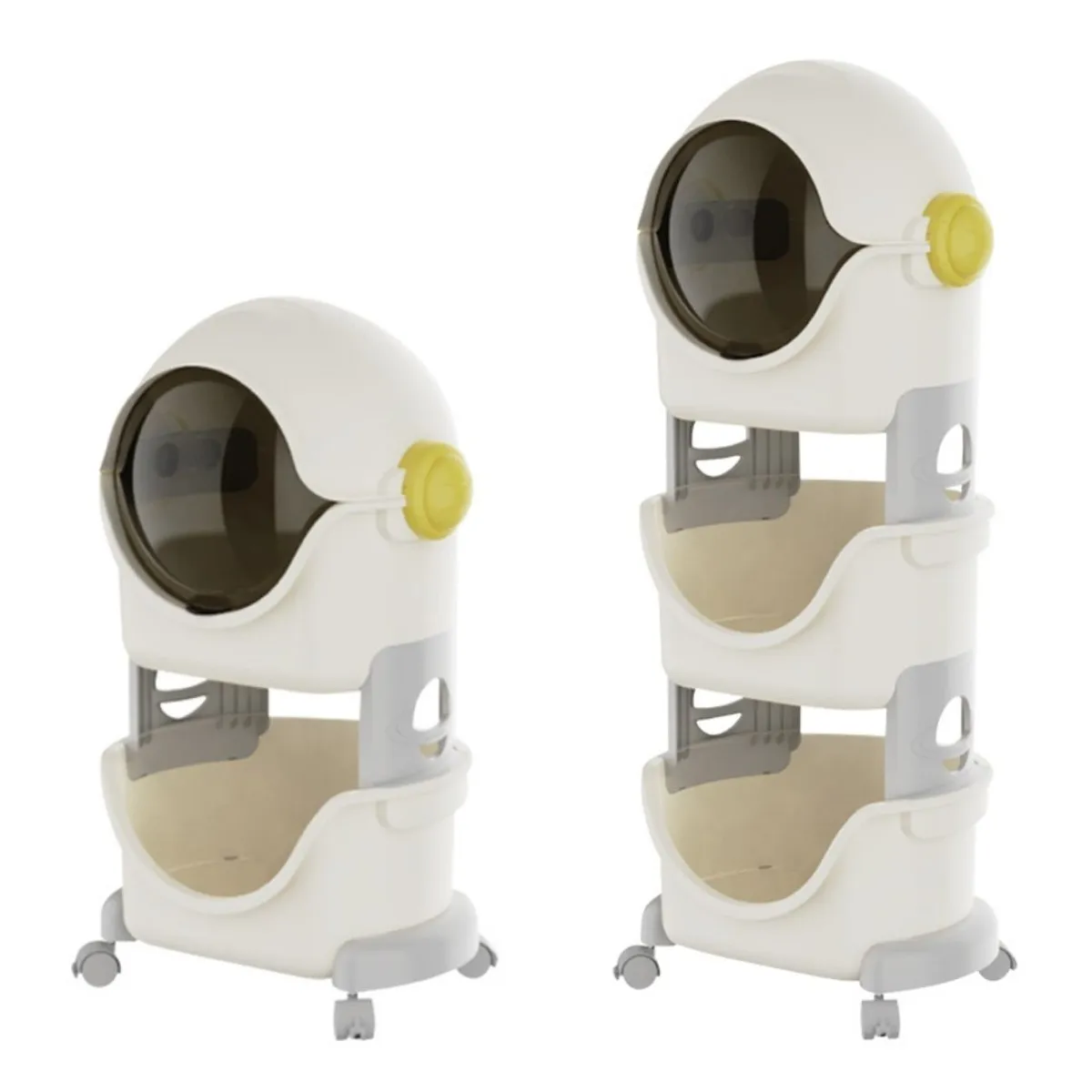 GENERICO - Almacenamiento forma de astronauta infantil gris multifuncional