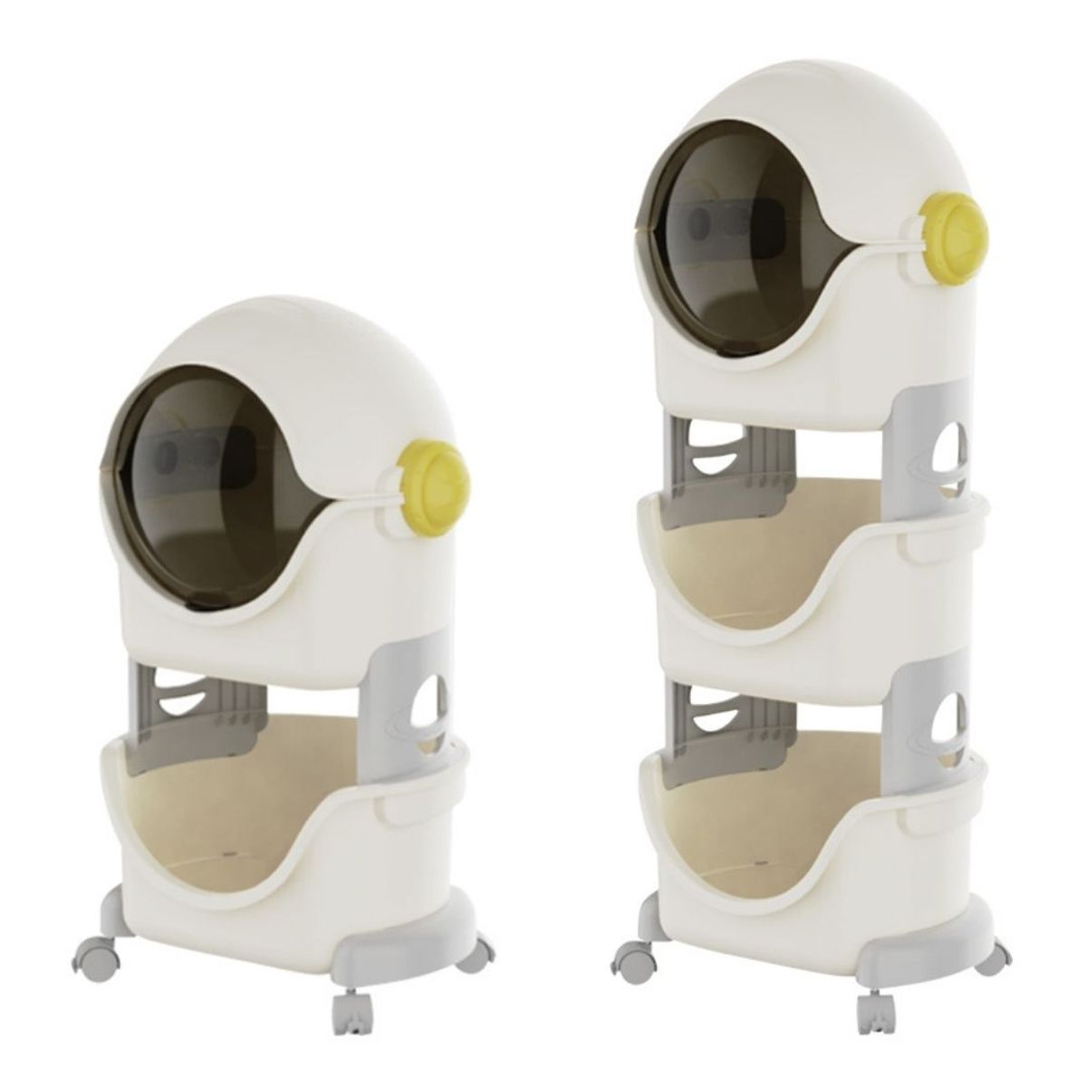 GENERICO - Almacenamiento forma de astronauta infantil gris multifuncional