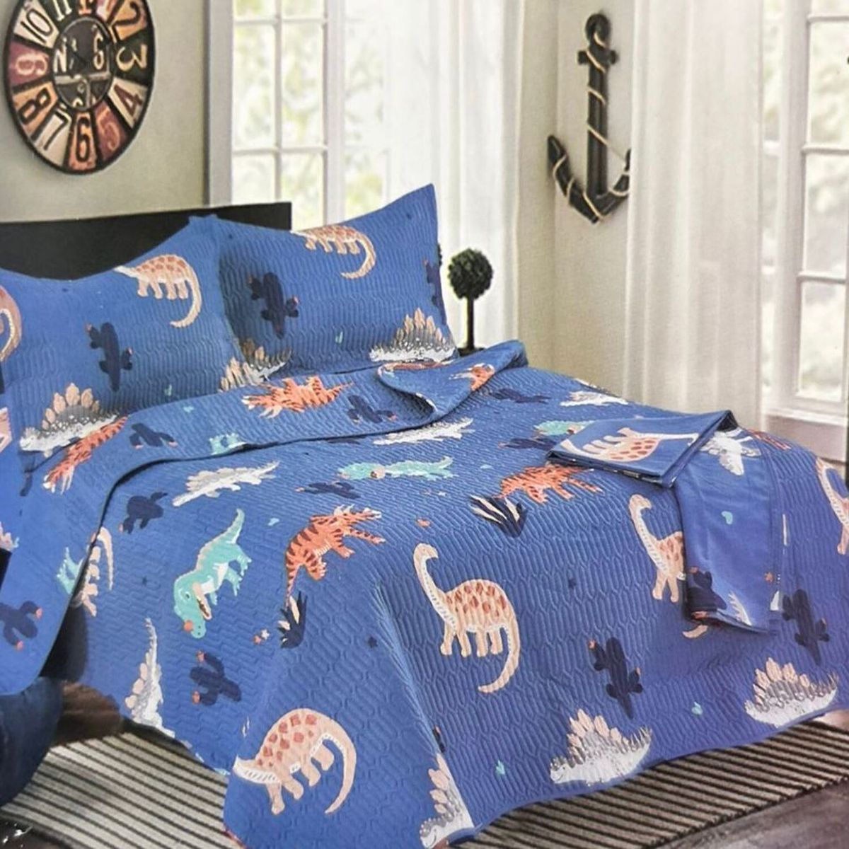 MINGDA - Set de cobertor verano 5 piezas + sábanas + fundas