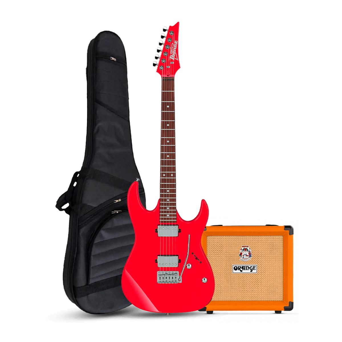 IBANEZ - GIO PACK GRX120SP VIVID RED - ORANGE CRUSH 12W