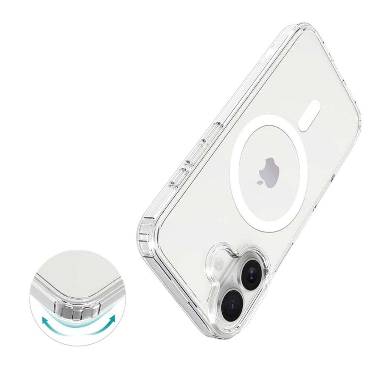 CASE - Case Protector Funda Antishock MagSafe Apple iPhone 17
