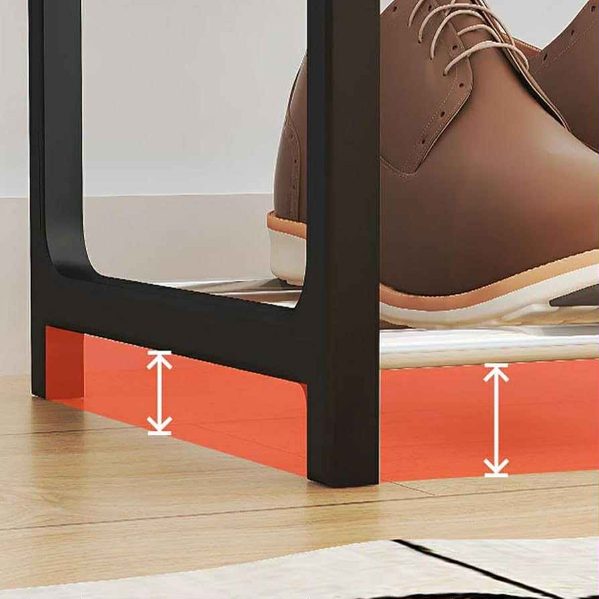 GENERICO - Zapatera Organizador de Calzado Zapatos de 4 Niveles Multiusos