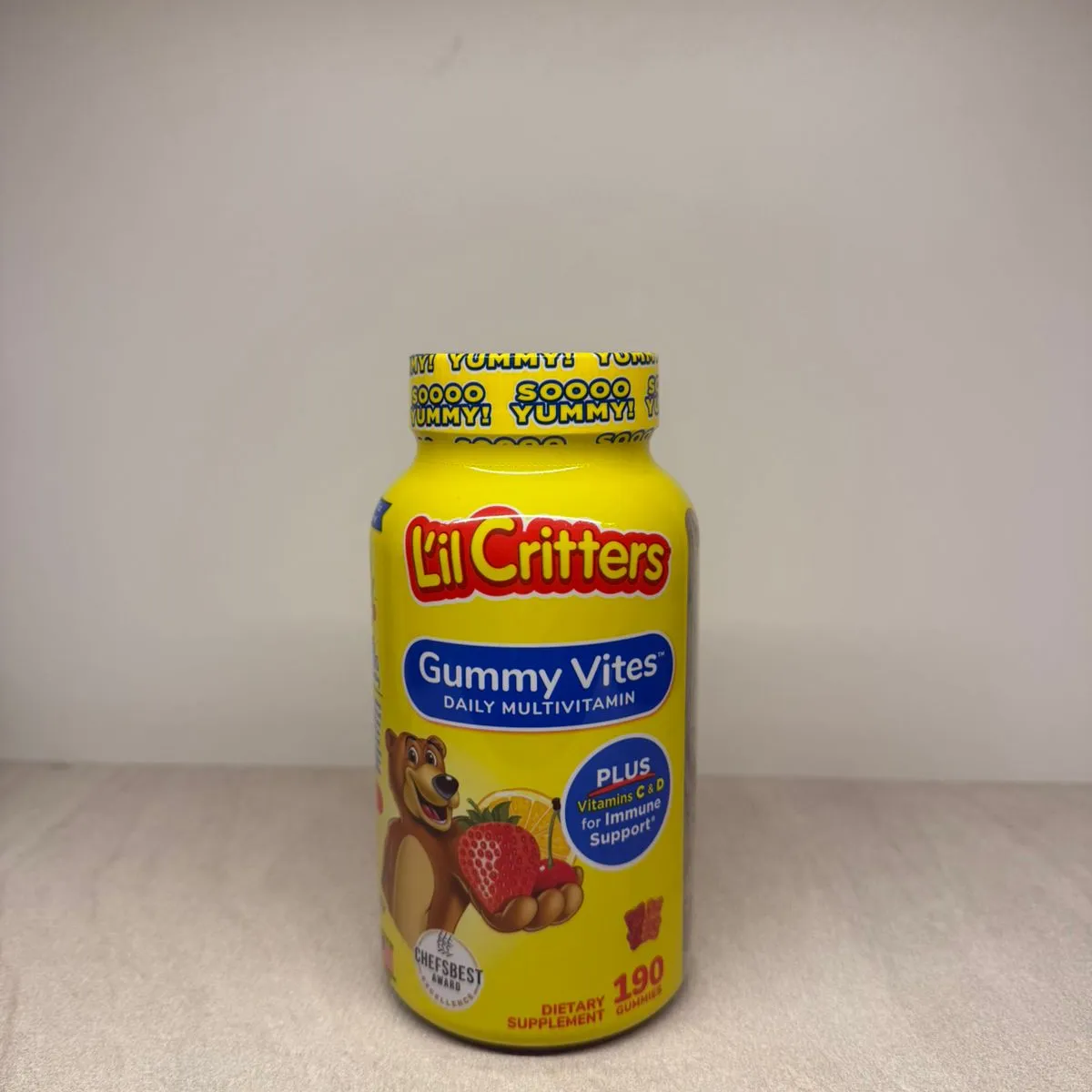 LIL CRITTERS - Lil Critters Gomitas Multivitamínico Completo para niños 190 uds