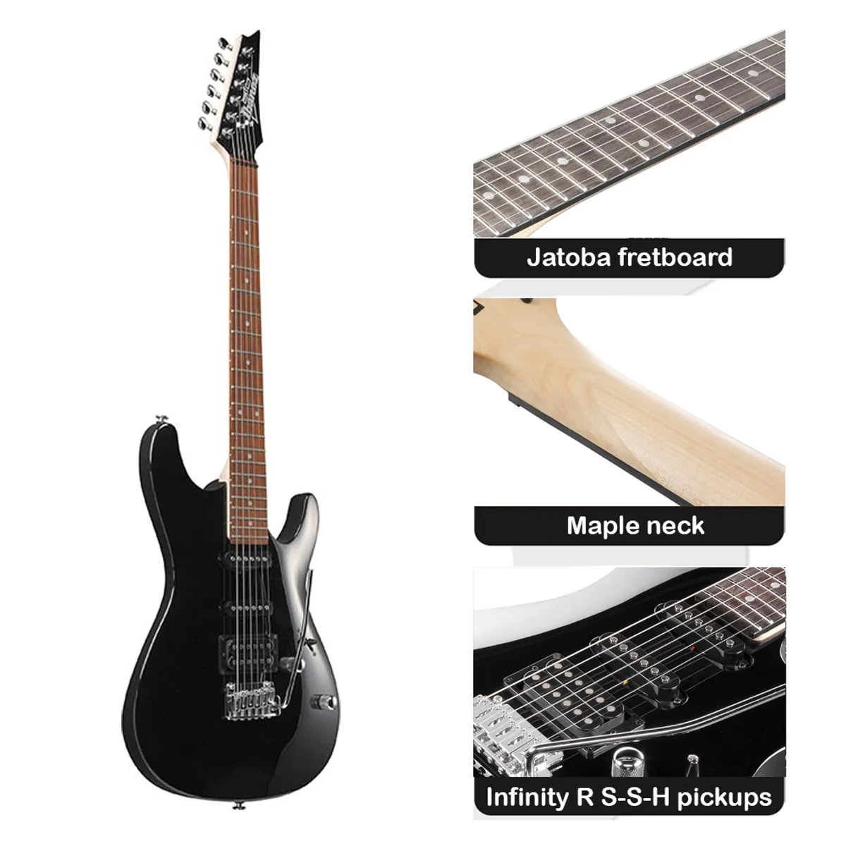 IBANEZ - GIO PACK GSA60 BLACK NIGHT - ORANGE CRUSH 12W