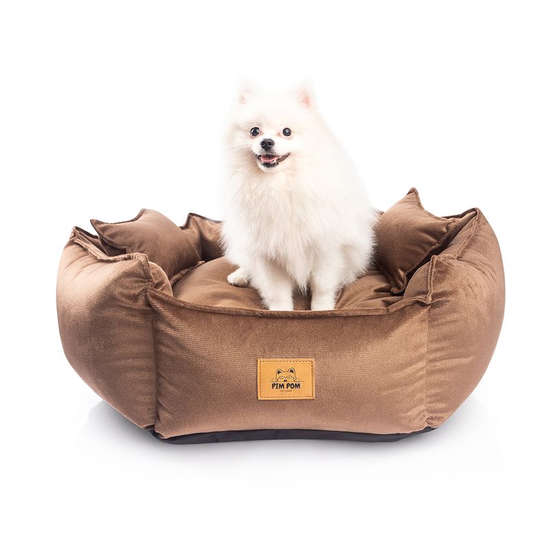 GENERICO - CAMA PREMIUM HEXAGONAL TALLA L - MARRÓN