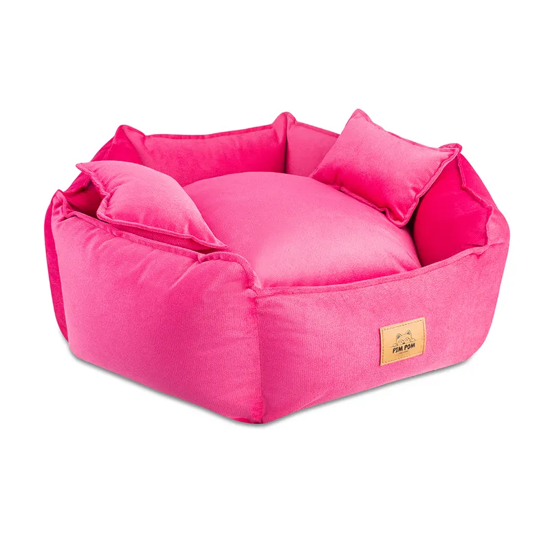 GENERICO - CAMA PREMIUM HEXAGONAL TALLA M - FUCSIA