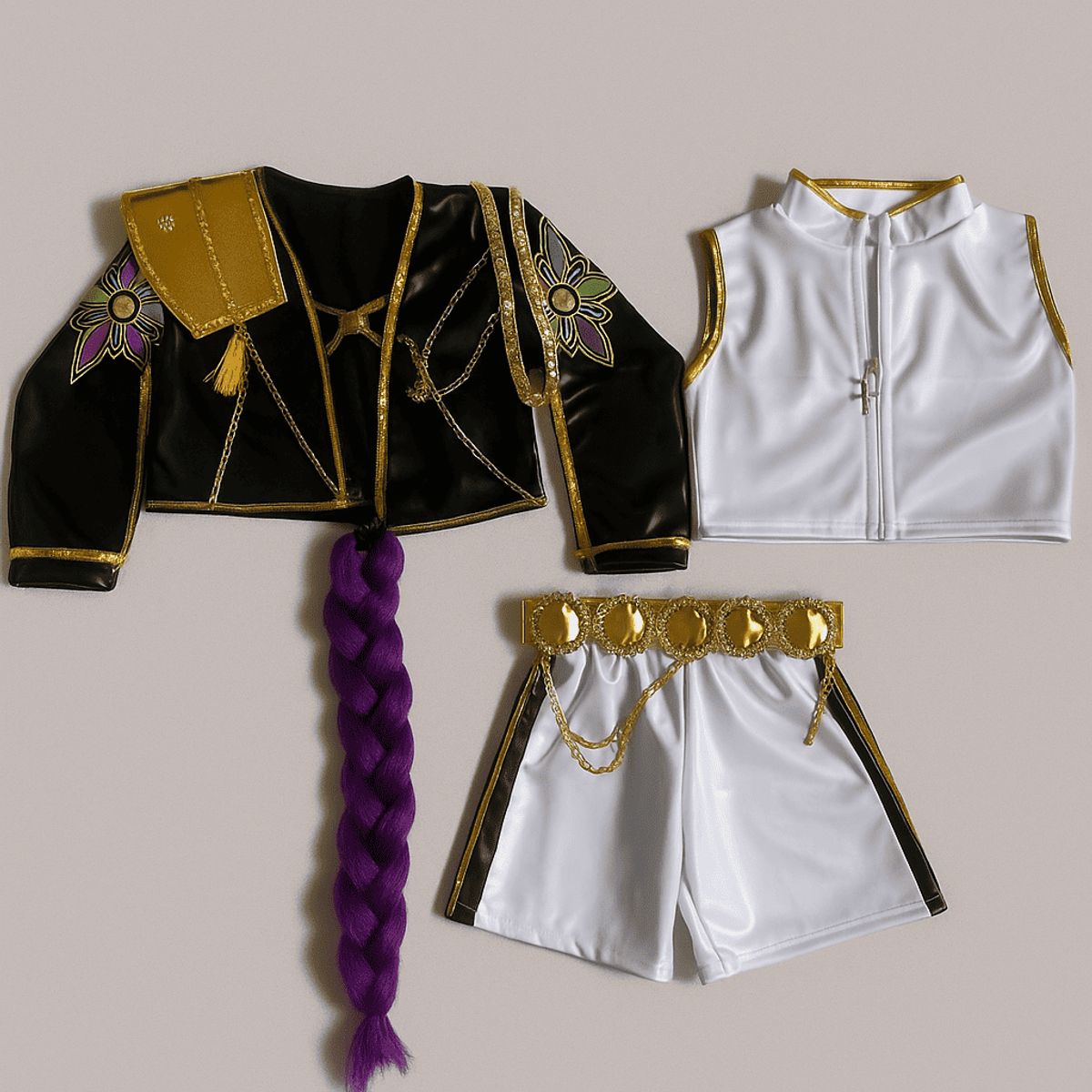 GENERICO - VESTUARIO DE RUMI GOLDEN KPOP PARA NIÑAS