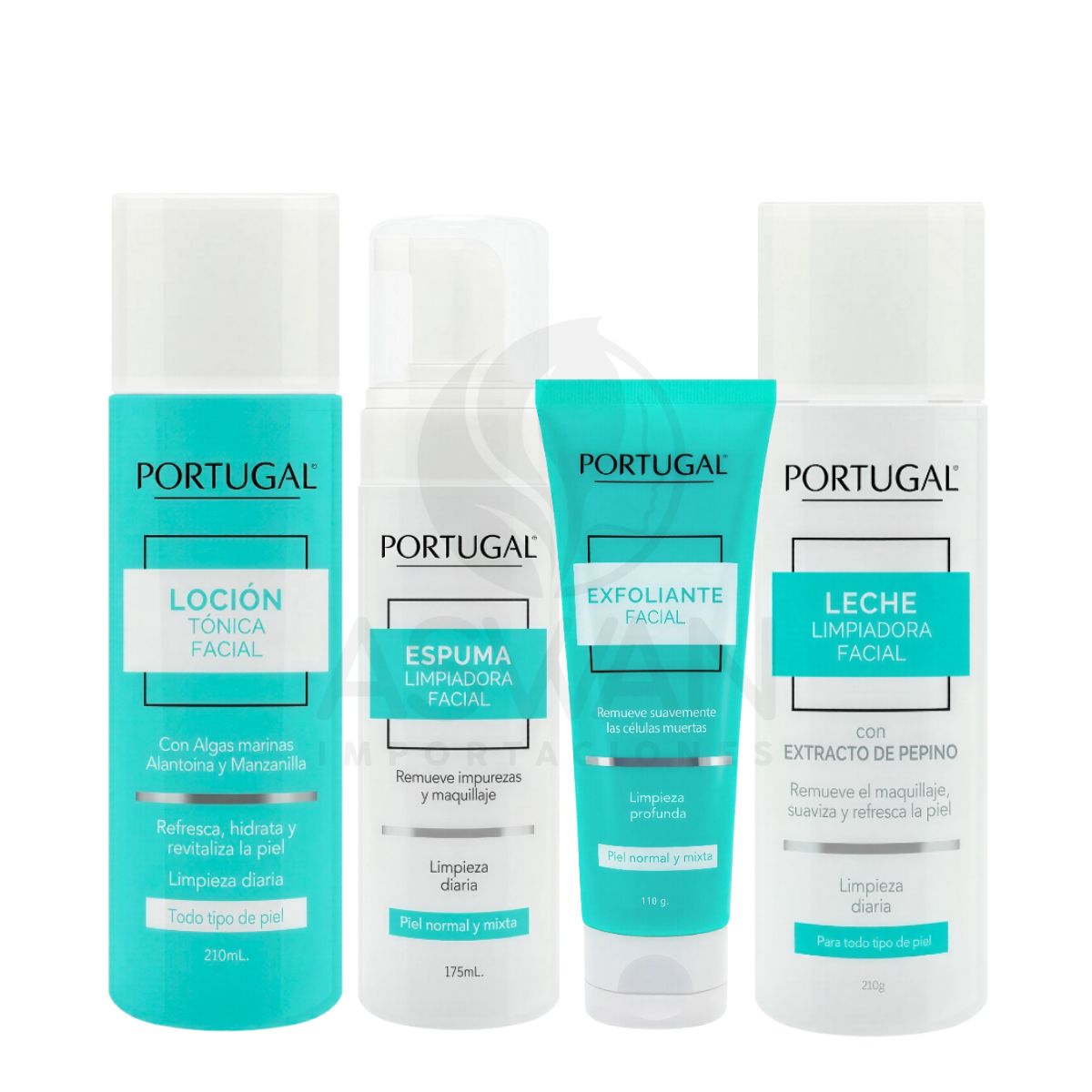 GENERICO - Pack Limpieza Facial 4 - PORTUGAL